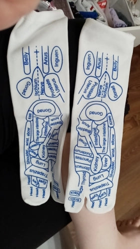Premium Foot Massage Acupressure Socks with Reflexology Massage Stick™