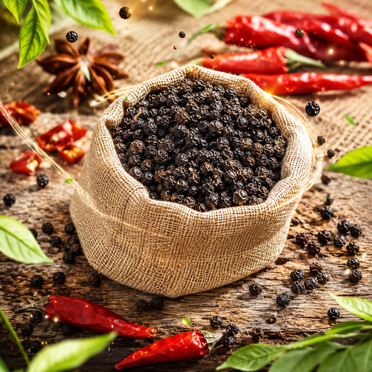 Premium Black Pepper Powder – 100% Pure Natural Spice for Cooking