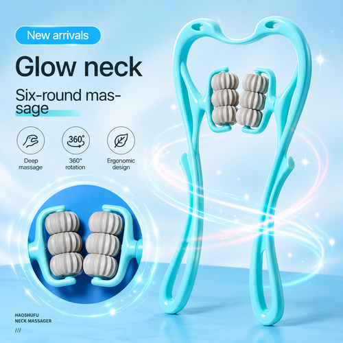Premium 6-Wheel Pressure Point Neck Massager™
