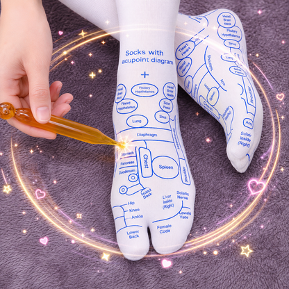 Premium Foot Massage Acupressure Socks with Reflexology Massage Stick™