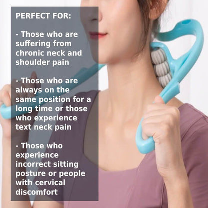 Premium 6-Wheel Pressure Point Neck Massager™